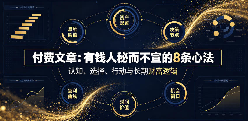 付费文章：有钱人秘而不宣的8条心法-百川聊项目