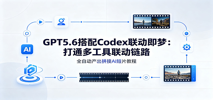 GPT5.6搭配Codex联动即梦：打通多工具联动链路，全自动产出拼接AI短片教程-百川聊项目