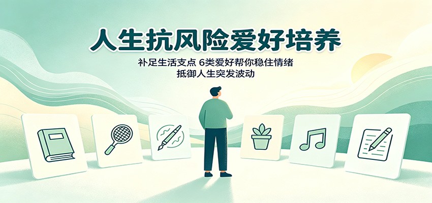 人生抗风险爱好培养：补足生活支点，6类爱好帮你稳住情绪，抵御人生突发波动-百川聊项目