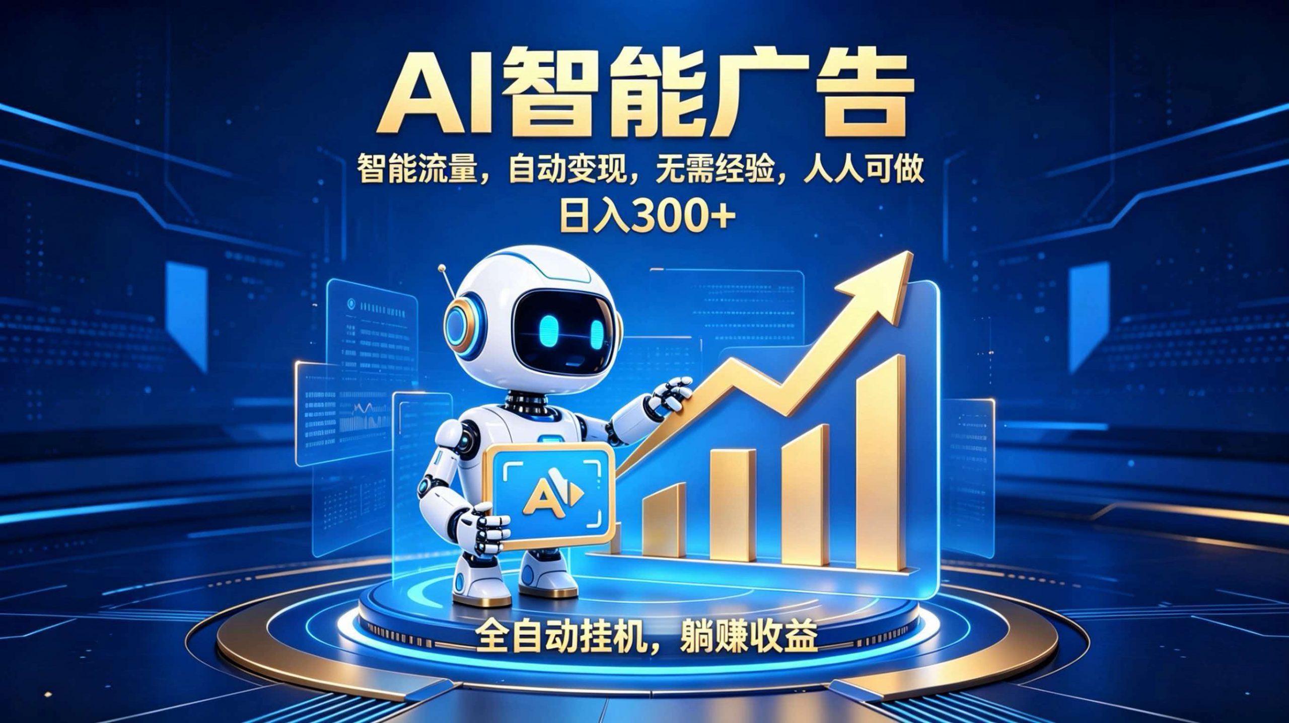 轻资产新赛道，全自动AI广告，打造持续收益-百川聊项目