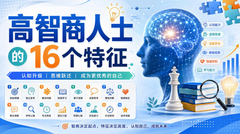 付费文章：高智商人士的16个特征-百川聊项目
