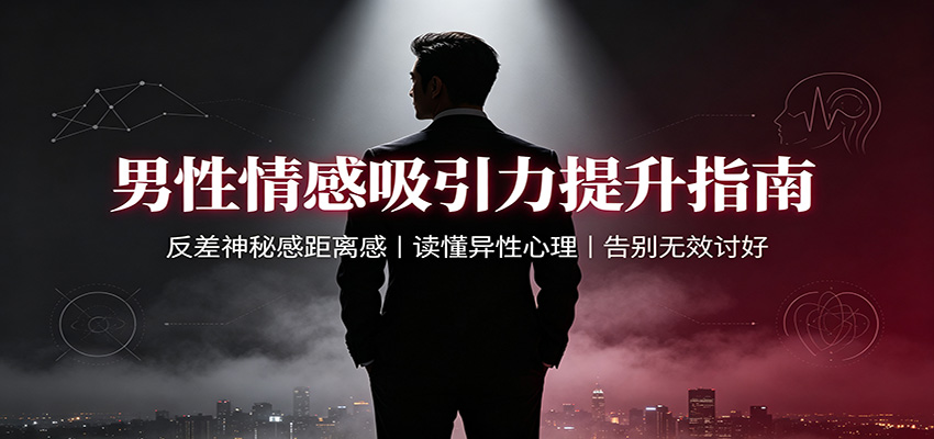 男性情感吸引力提升指南：反差神秘感距离感，读懂异性心理，告别无效讨好-百川聊项目