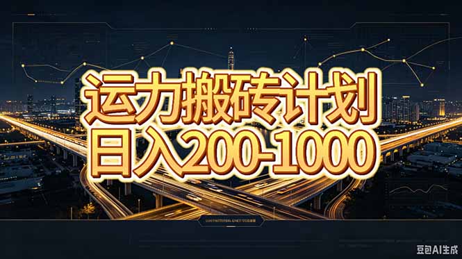 运力搬砖，风口项目。当日收益稳定200-1000。 每天仅需一小时，新人轻松上手。-百川聊项目