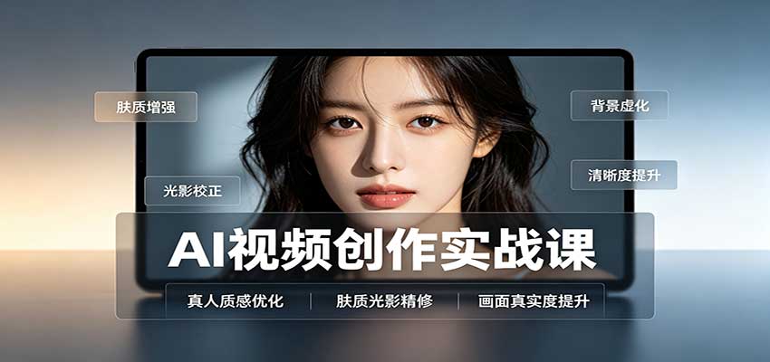 AI视频创作实战课：人物面部情绪调试，真人质感优化，提示词模板与变现方向-百川聊项目