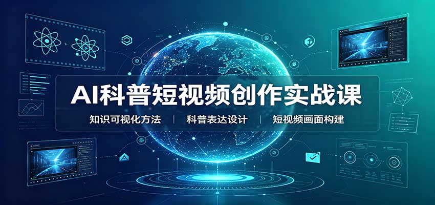 AI科普短视频创作实战课：配套要点文档，文案与视频提示词模板教学-百川聊项目