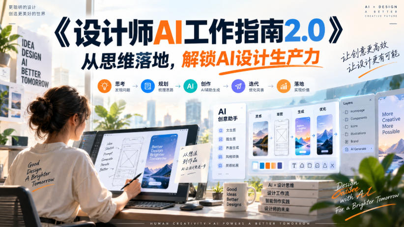 《设计师AI工作指南2.0》从思维落地-无水印，解锁AI设计生产力-百川聊项目