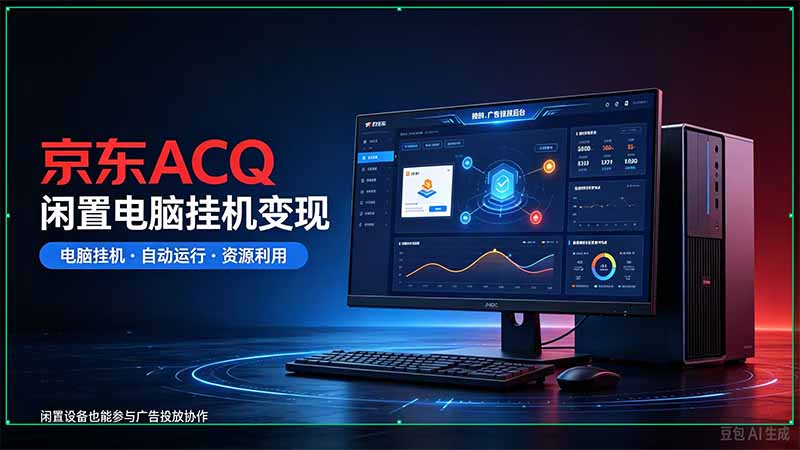 京东ACQ是什么？闲置电脑挂机采集项目拆解-百川聊项目