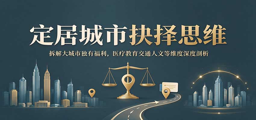 定居城市抉择思维：拆解大城市独有福利，医疗教育交通人文等维度深度剖析-百川聊项目