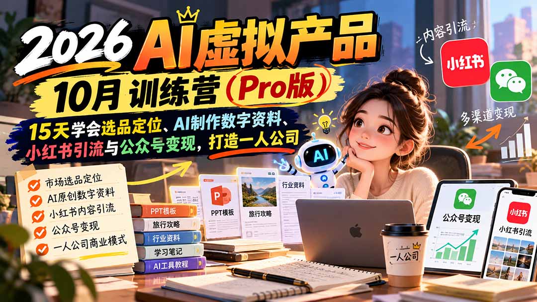 AI虚拟产品10月训练营(Pro版-百川聊项目