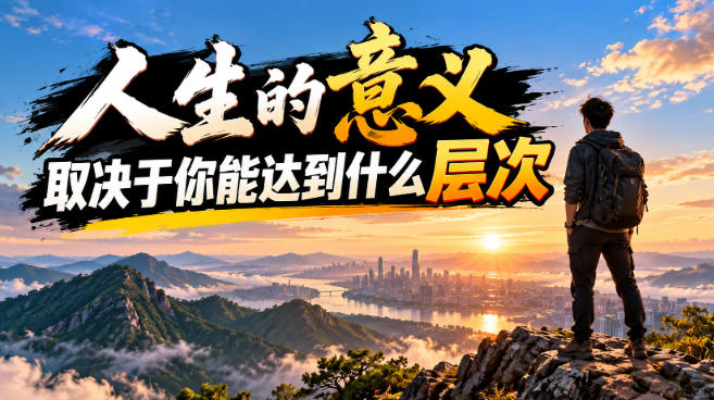 某公众号付费文章：人生的意义，取决于你能达到什么层次-百川聊项目