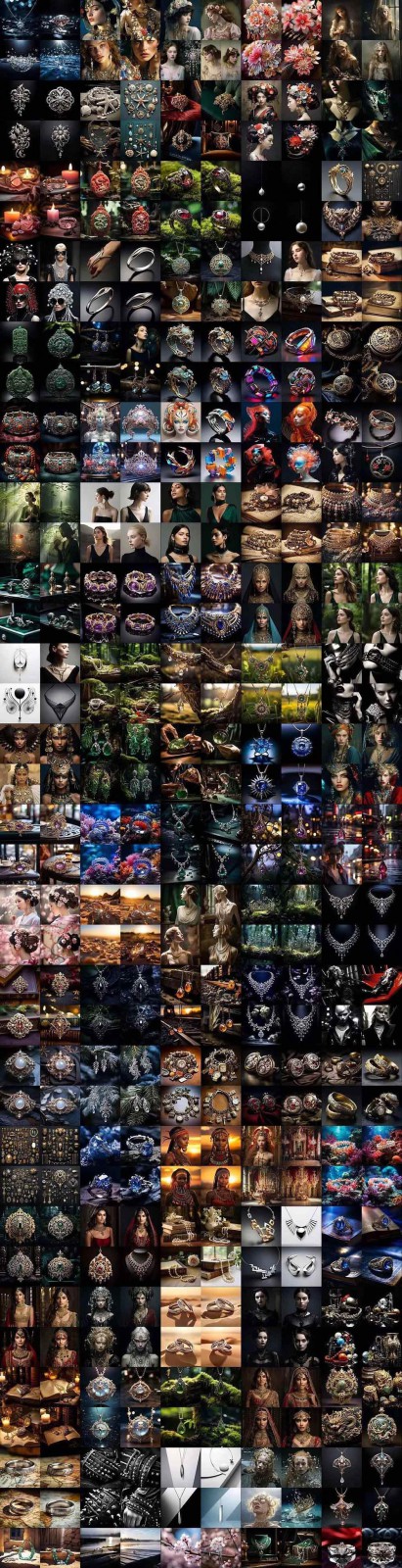 图片[9]-463个Midjourney珠宝摄影提示词：覆盖全品类珠宝，AI设计秒出专业效果-百川聊项目