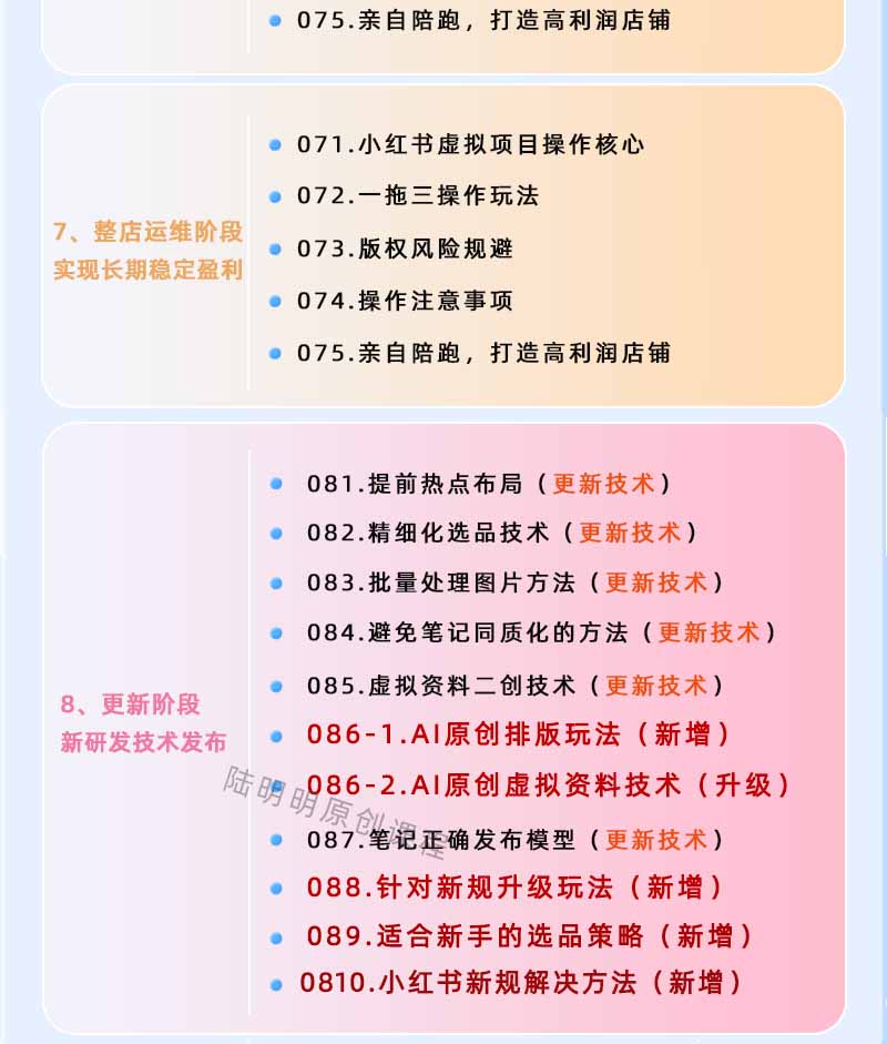 图片[4]-小红书虚拟项目特训班9.0，全面拥抱AI，批量产出原创PPT货源，单品/单店纯利润几万到几十W-百川聊项目